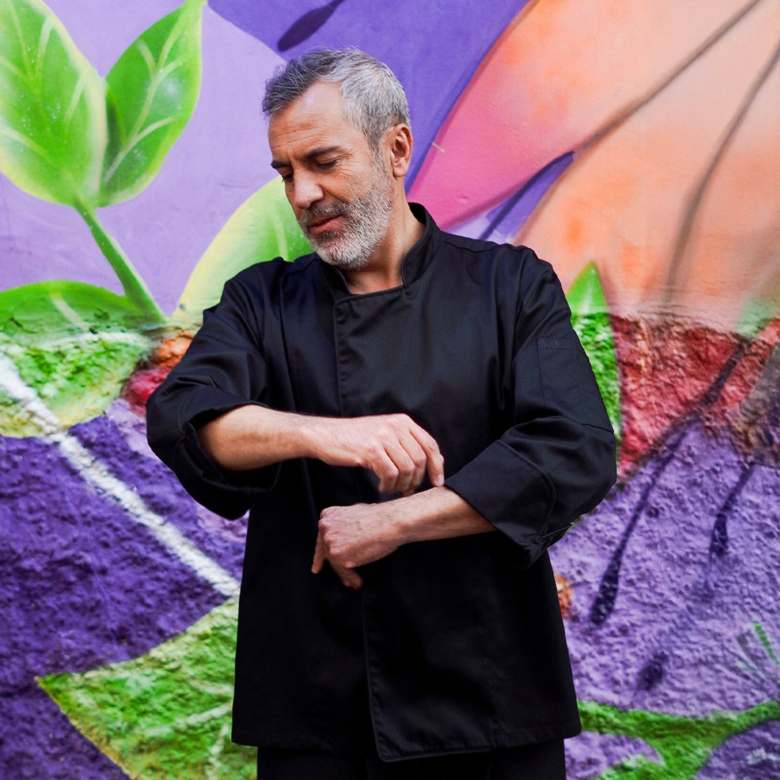 Black Chef Jacket - Men