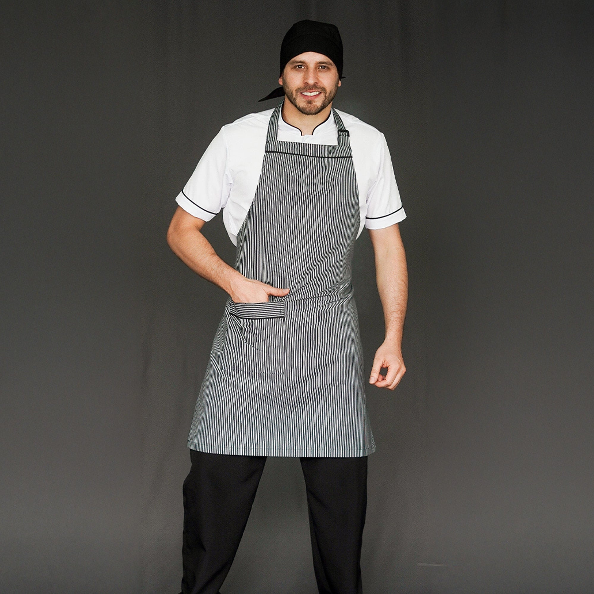 Anti-Fluid Combo Shirt + Pants + Apron + Cap - Men