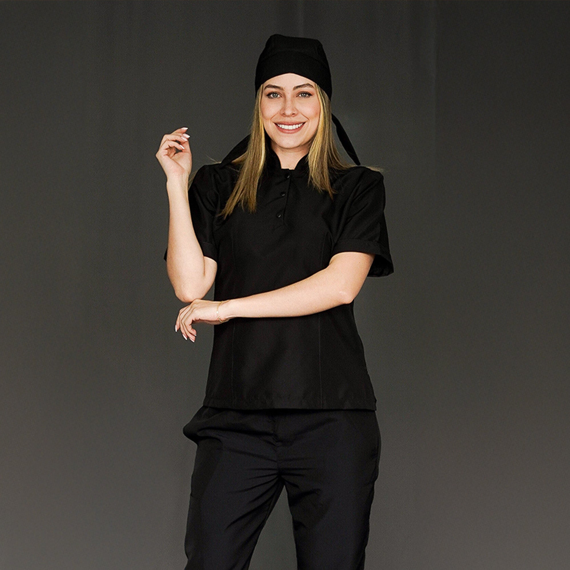 Anti-fluid Combo Shirt + Pants + Cap - Women