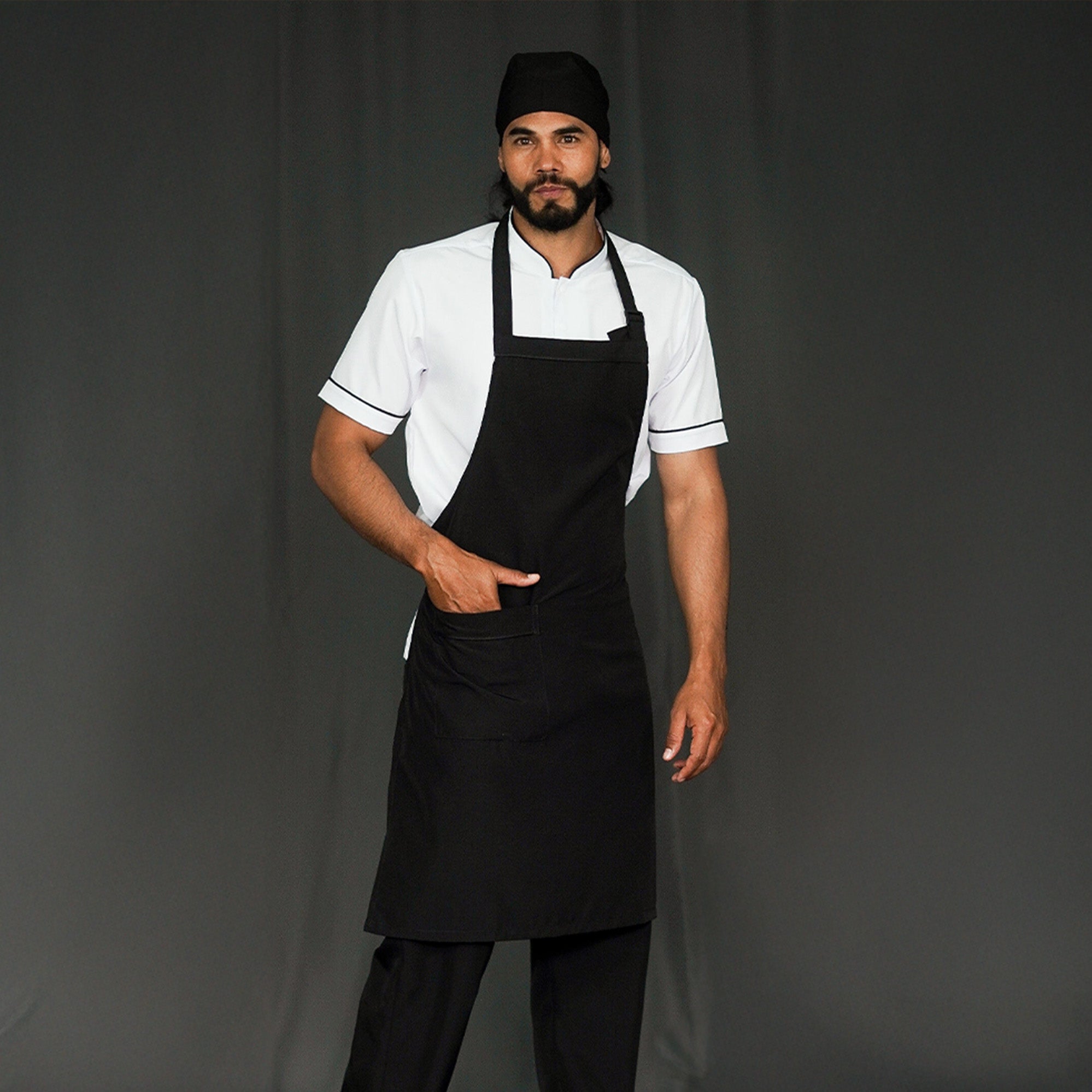 Anti-Fluid Combo Shirt + Pants + Apron + Cap - Men