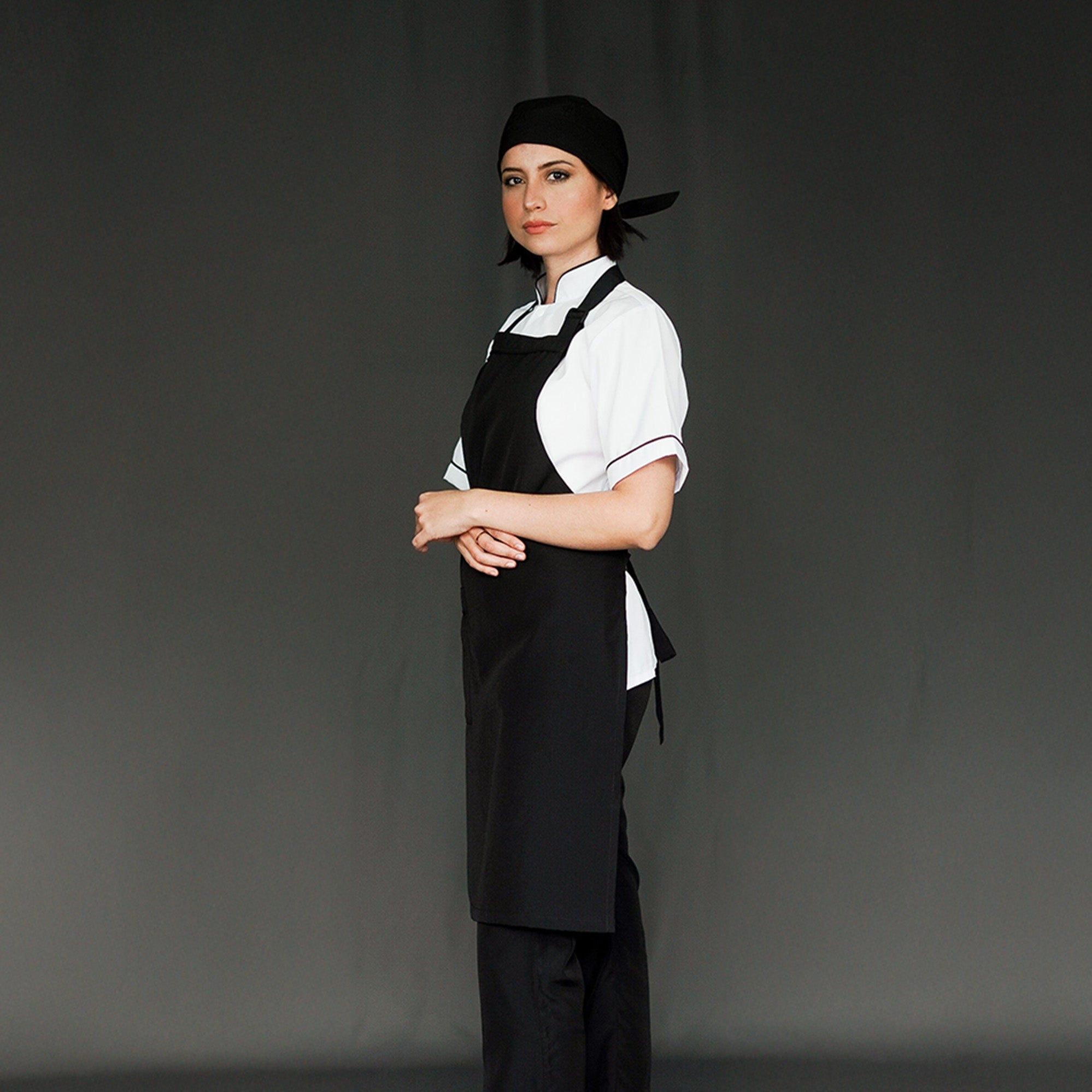 Anti-Fluid Combo Shirt + Pants + Apron + Cap - Women