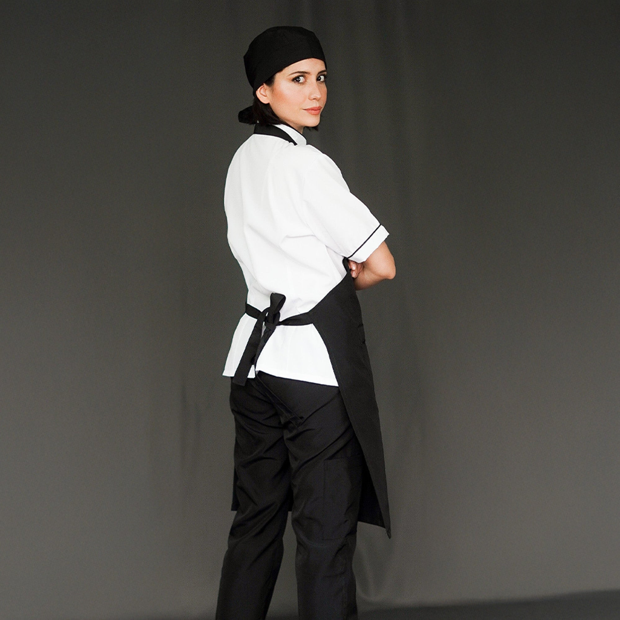 Anti-Fluid Combo Shirt + Pants + Apron + Cap - Women