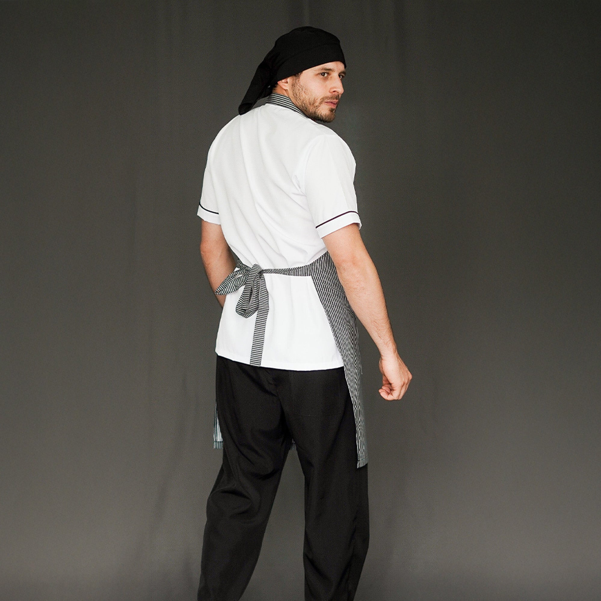 Anti-Fluid Combo Shirt + Pants + Apron + Cap - Men