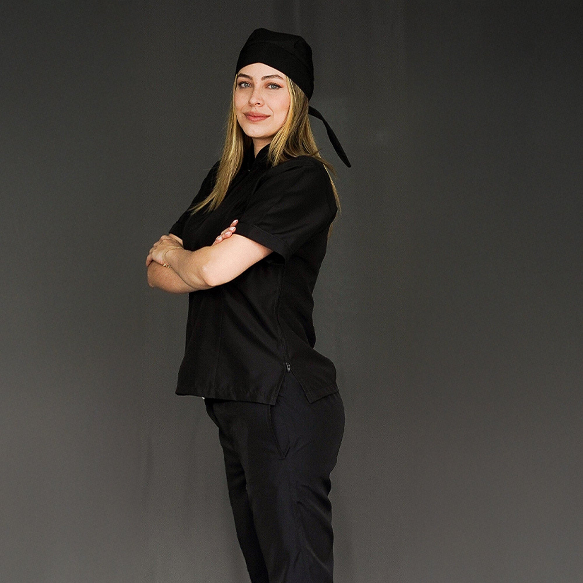 Anti-fluid Combo Shirt + Pants + Cap - Women