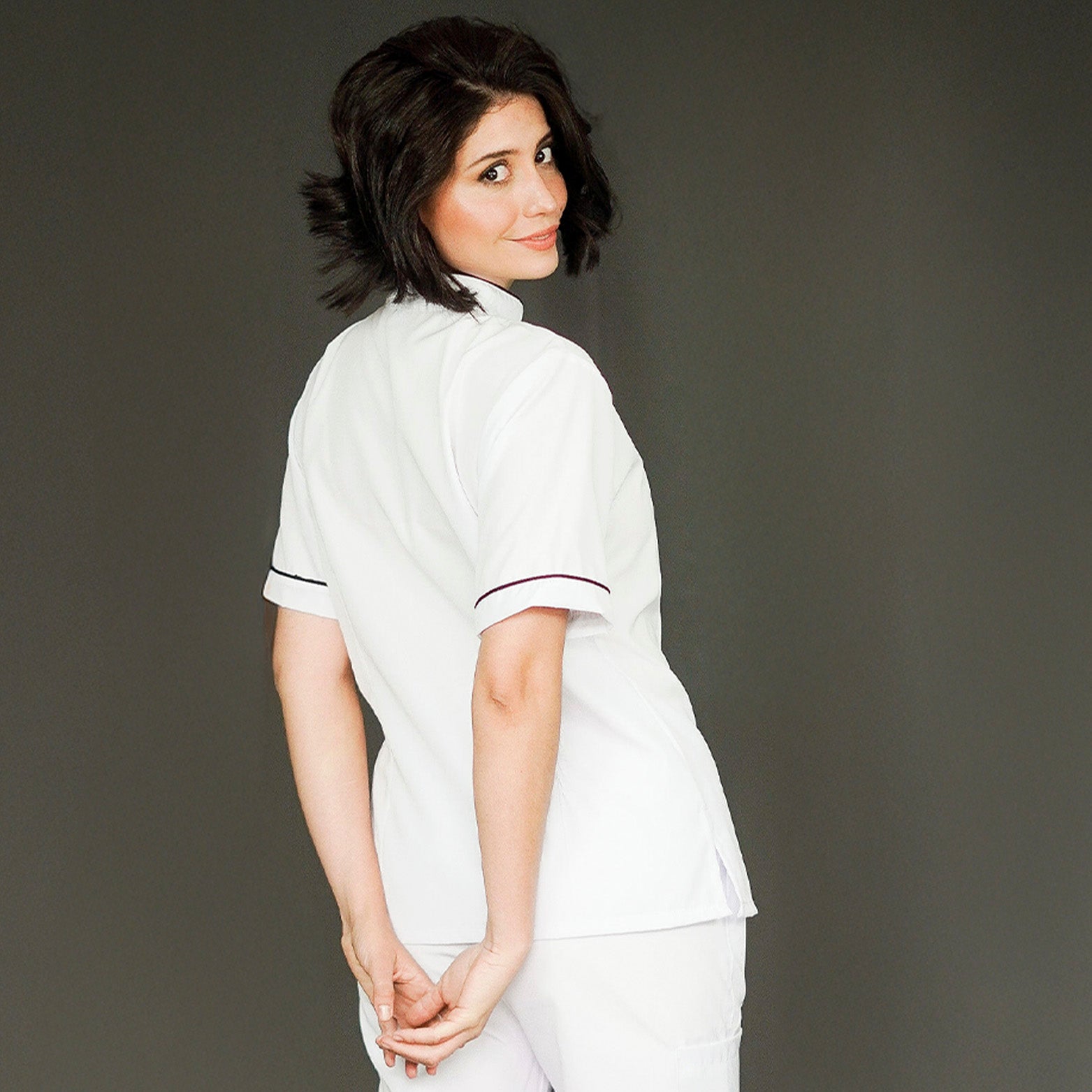 White Anti-Fluid Shirt - Women