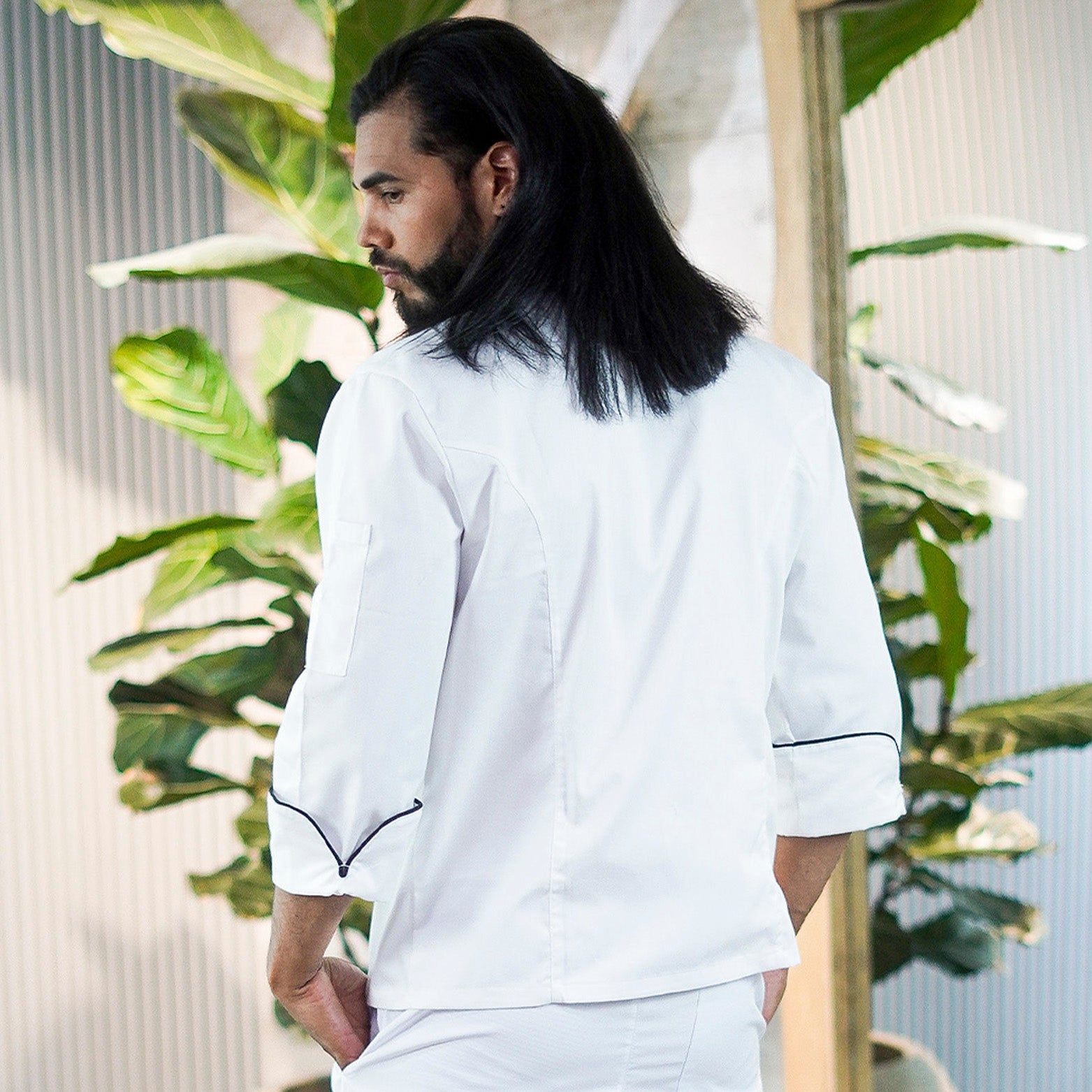 White Chef Jacket - Men