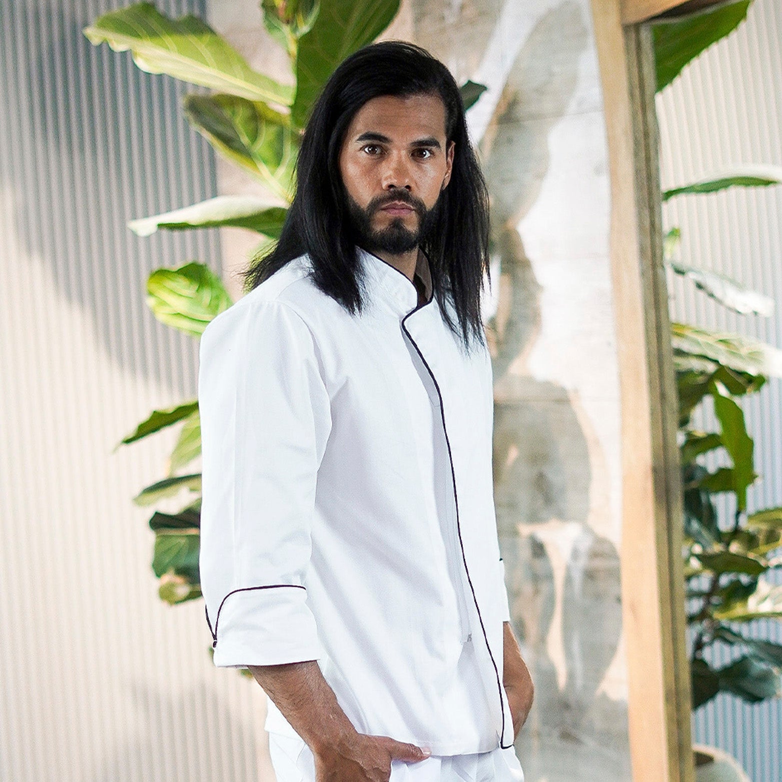 White Chef Jacket - Men