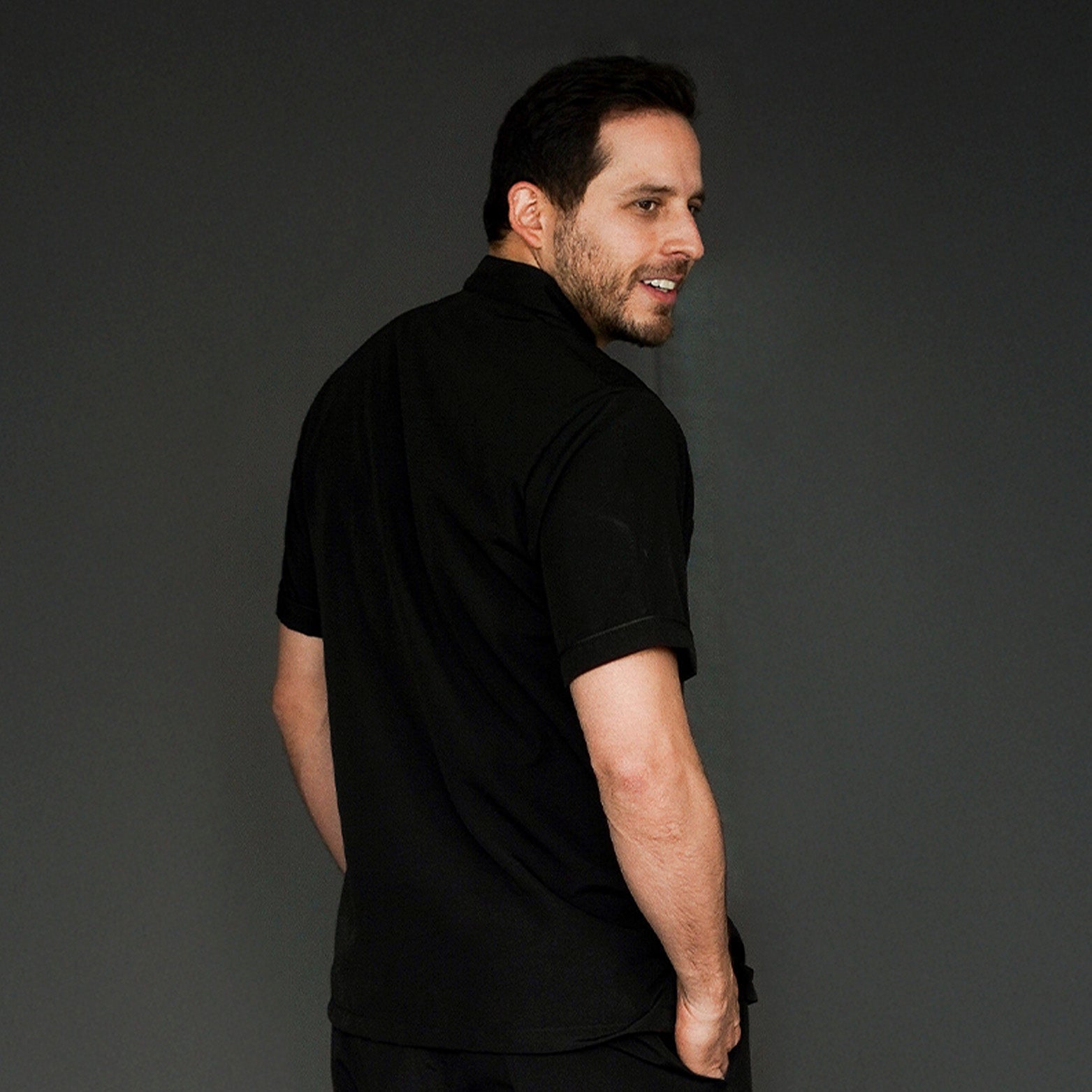 Black Anti-Fluid Shirt - Men