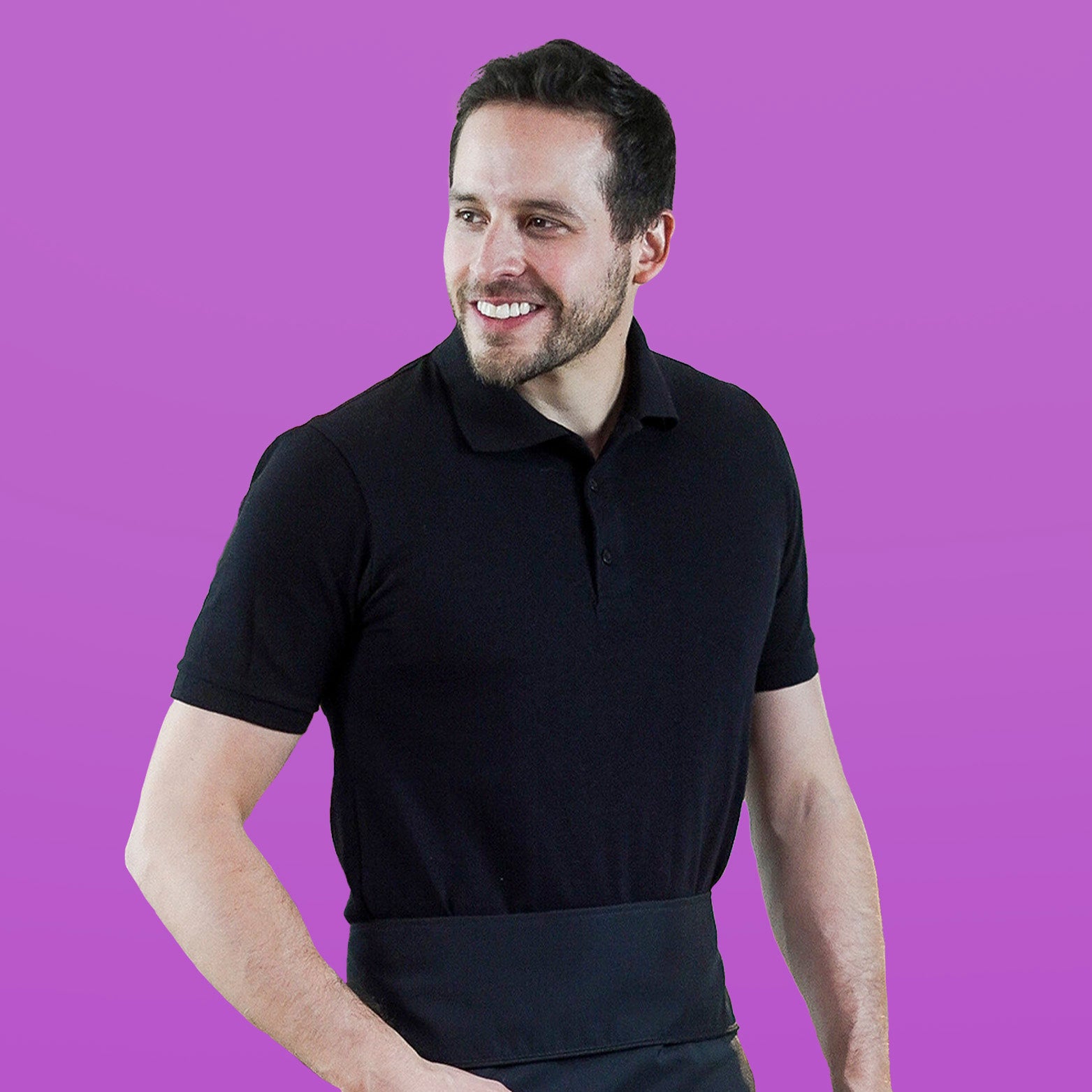 Black Polo - Men