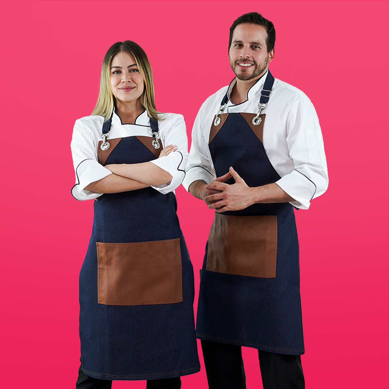 Unisex Leather Jean Apron