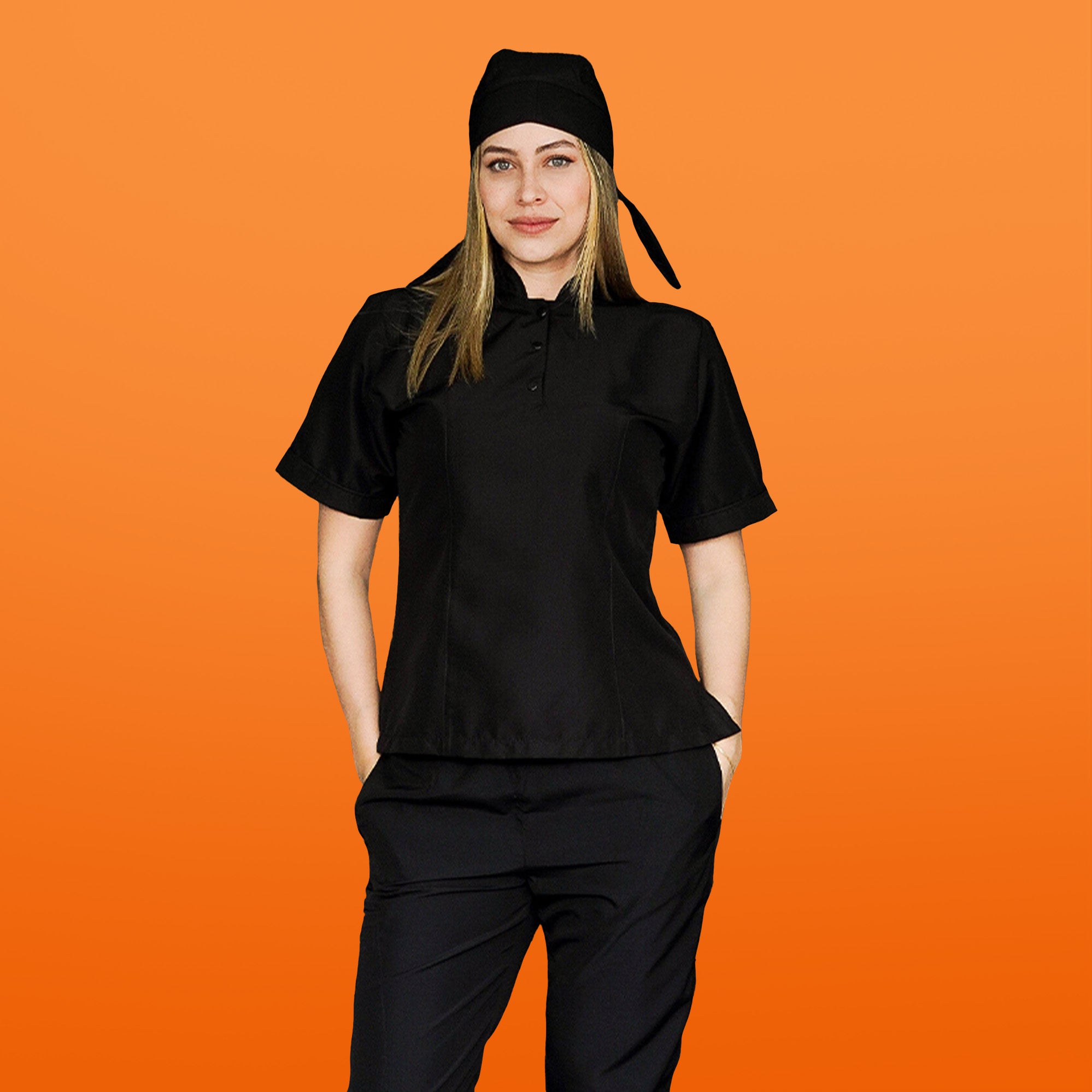 Anti-fluid Combo Shirt + Pants + Cap - Women