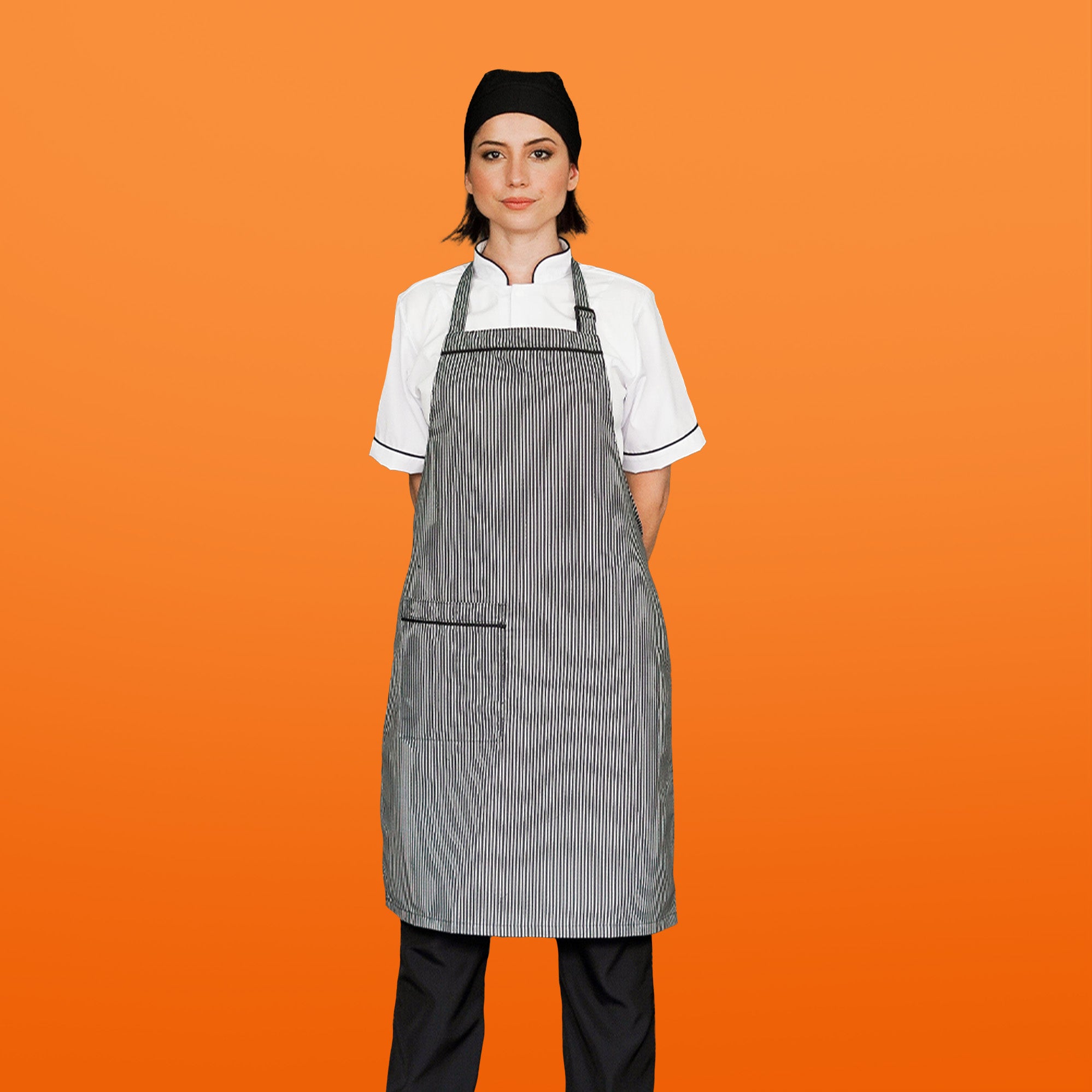 Anti-Fluid Combo Shirt + Pants + Apron + Cap - Women