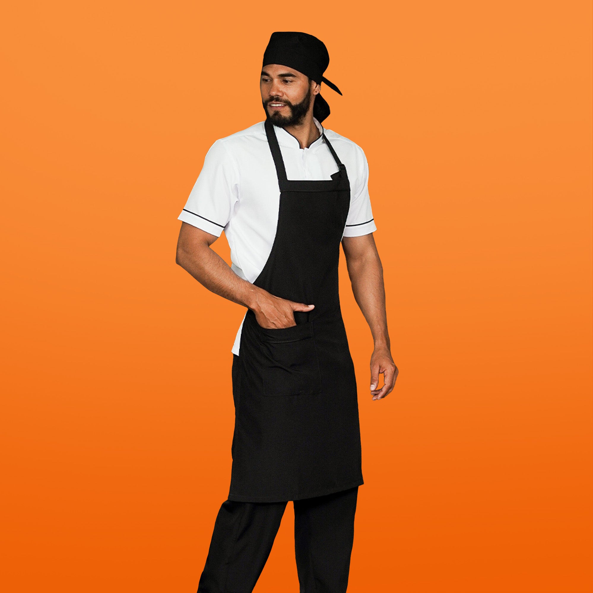 Anti-Fluid Combo Shirt + Pants + Apron + Cap - Men
