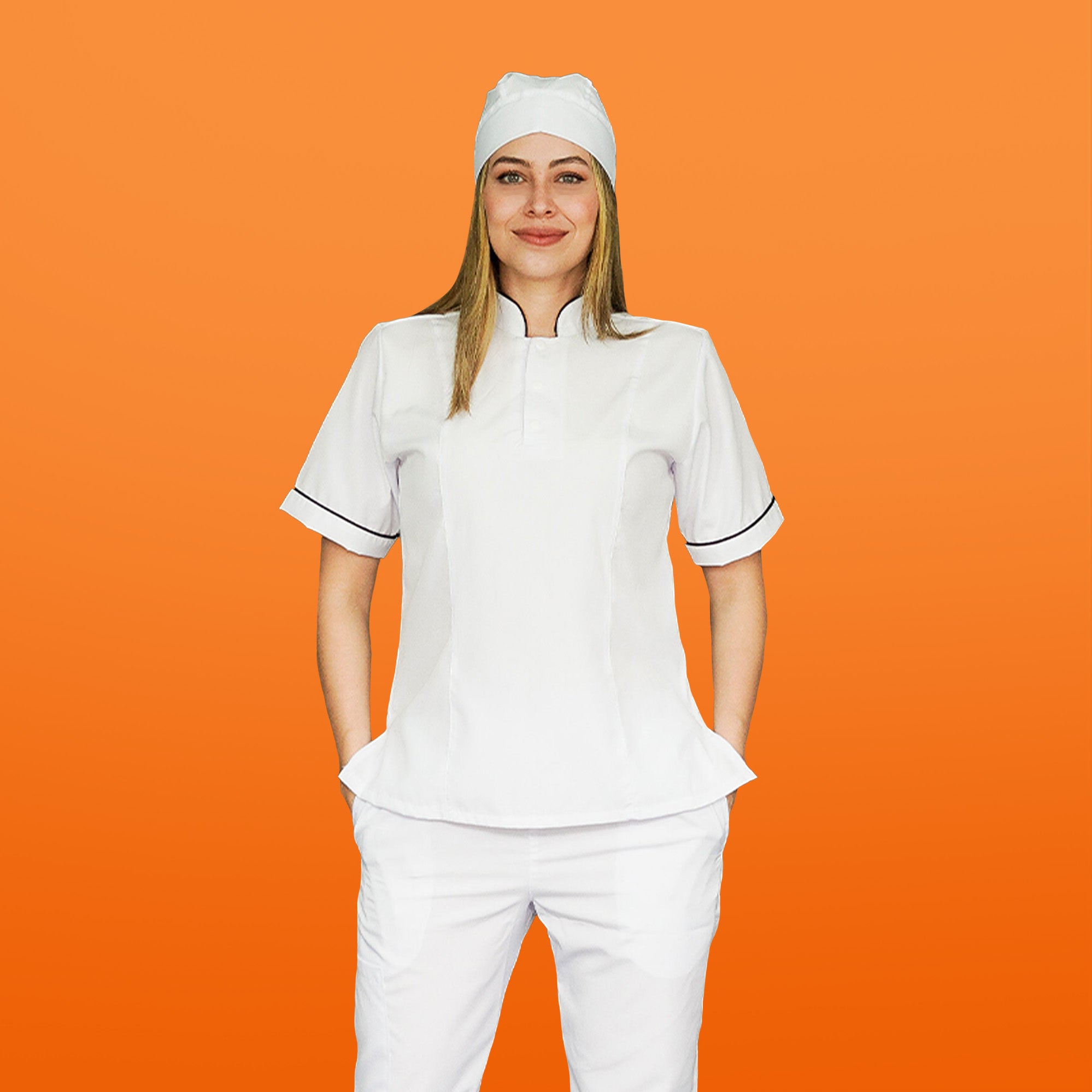 Anti-fluid Combo Shirt + Pants + Cap - Women